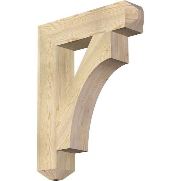Ekena Millwork Westlake Craftsman Rough Sawn Bracket, Douglas Fir, 6"W x 28"D x 36"H BKT06X28X36WTL04RDF - main